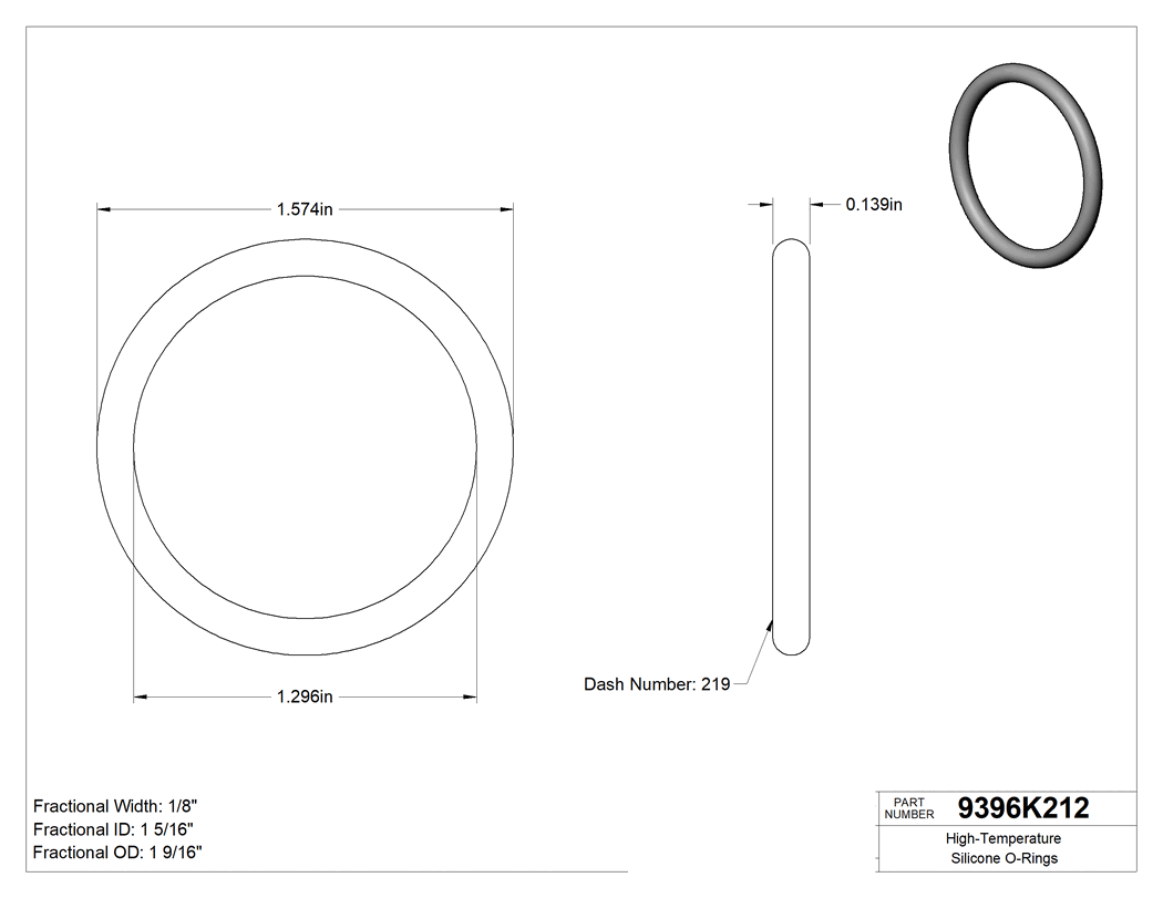Technical drawing - 9396K212